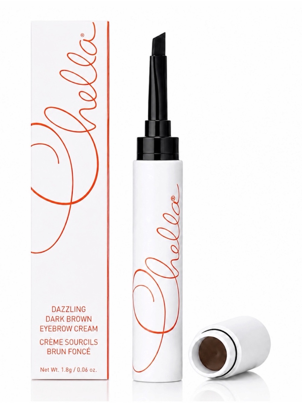 CHELLA DAZZLING DARK BROWN EYEBROW CREAM 1.8G - BNIB